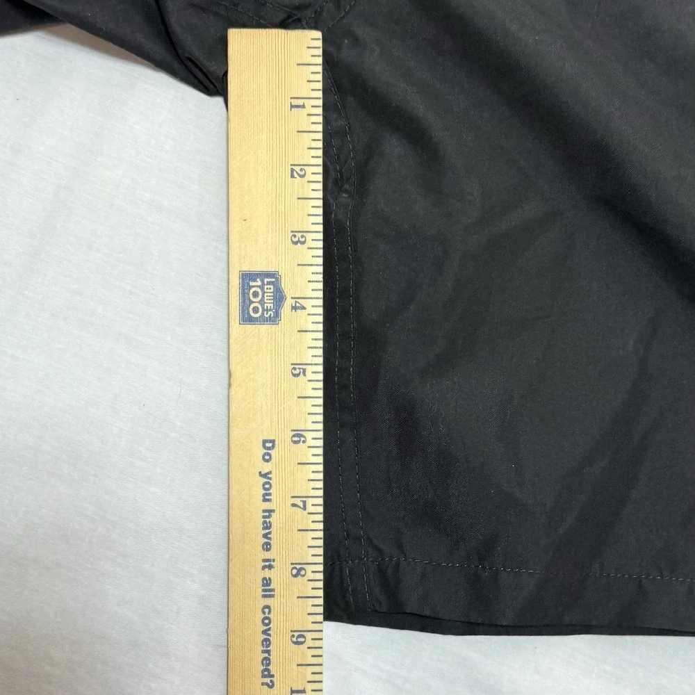 Disney Parks Swim Trunks Mens XL‎ Black Pocket Drawstring Polyester Inseam 9